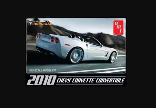1/25 2010 New Corvette Convertible Maketi, AMT Model 0677
