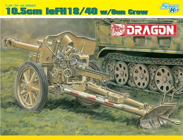 1/35 Lefh 18 W/Gun Crew Maketi, Dragon 6795