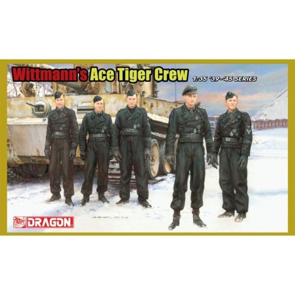 1/35 Wittman Aces Tiger Crew Maketi, Dragon 6831