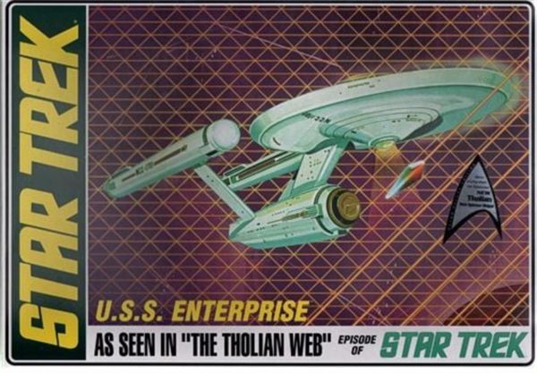 1/650 Star Trek TOS Enterprise Tholian Web Edi Maketi, AMT Model 0695