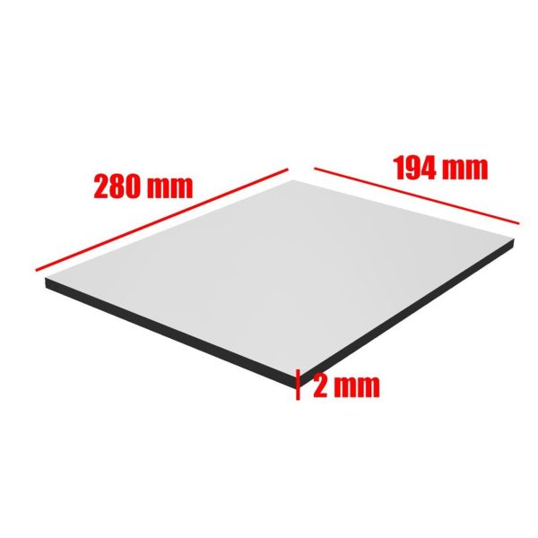 Şeffaf Polyester Levha -200 Mm. -194 X 280 Mm., Midwest 70305 - Görsel 2
