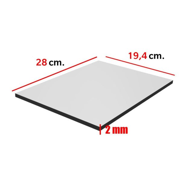 Şeffaf Polycarbonate Levha -200 Mm. -194 X 280 Mm., Midwest 70603 - Görsel 2