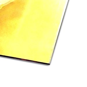Aynalı Altın Styrene Levha -150 Mm. -194 X 280 Mm., Midwest 70702