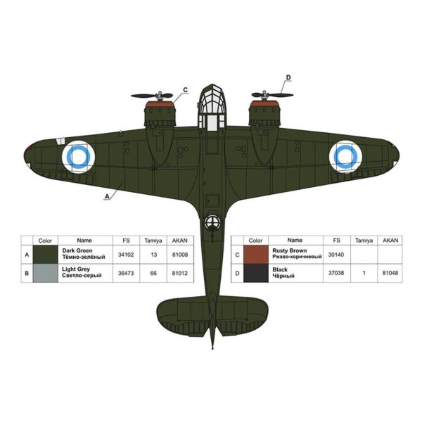 1/72 Bristol Blenheim Mk.I British Light Bom - Görsel 5