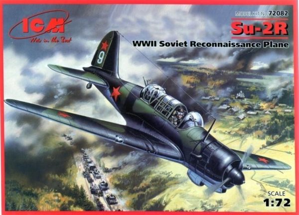 1/72 Su2R WWII Soviet Reconnaissance Plane Maketi, ICM 72082