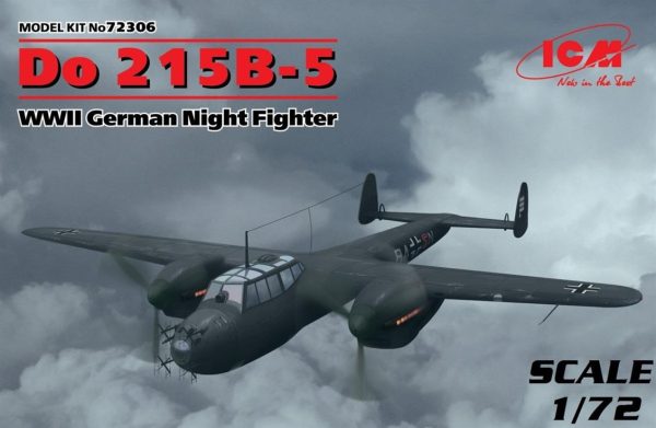 Do 215B-5 WWII German Night Fighter Do 215B Maketi, ICM 72306