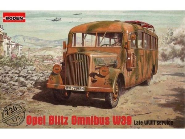 1/72 Opel Blitz Omnibus W39 Late WWII service Maketi, Roden 726