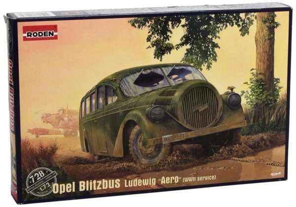 1/72 Opel Blitzbus Ludewig Aero WWII service Maketi, Roden 728