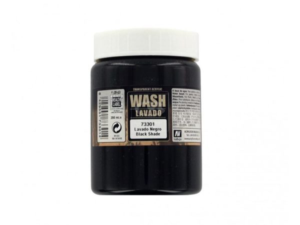 200 Ml. Black Wash-Game Color, Vallejo 73301