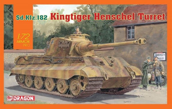 1/72 Kingtiger Henschel Maketi, Dragon 7558