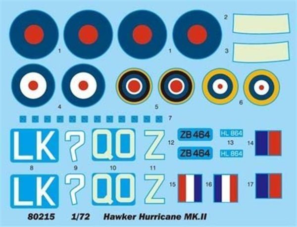 1/72 Hurricane Mk İi, HobbyBoss 80215 - Görsel 3