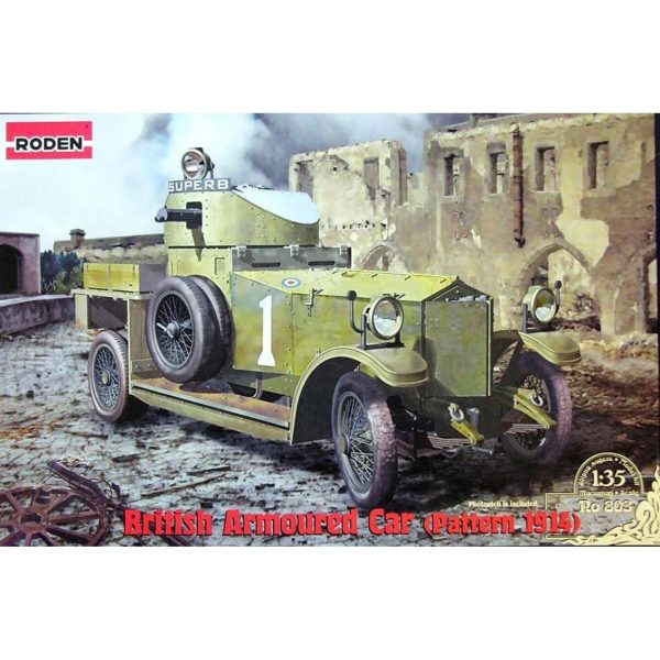 1/35 British Armoured CarPattern 1914 Maketi, Roden 803