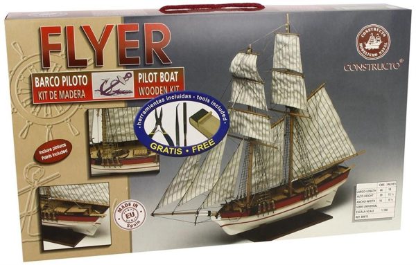 1/100 Flyer Ahşap Tekne Maketi, Constructo 80615