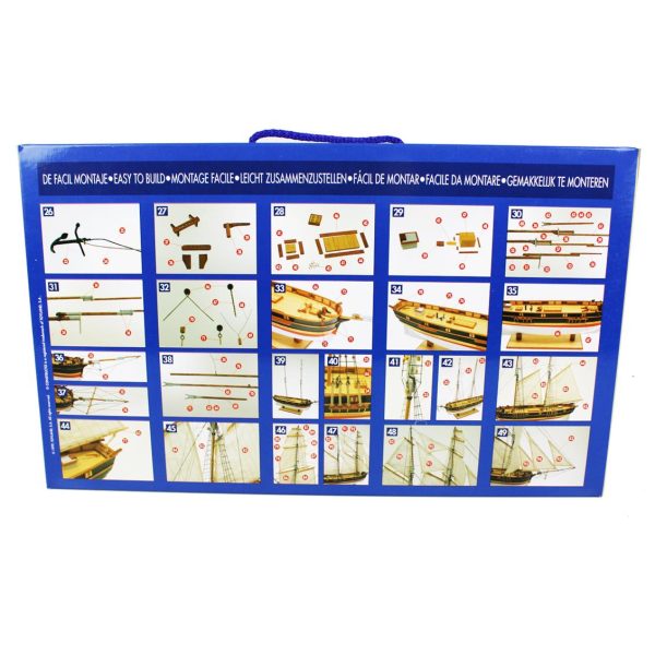 1/85 St. Helena Ahşap Tekne Maketi, Constructo 80620 - Görsel 4