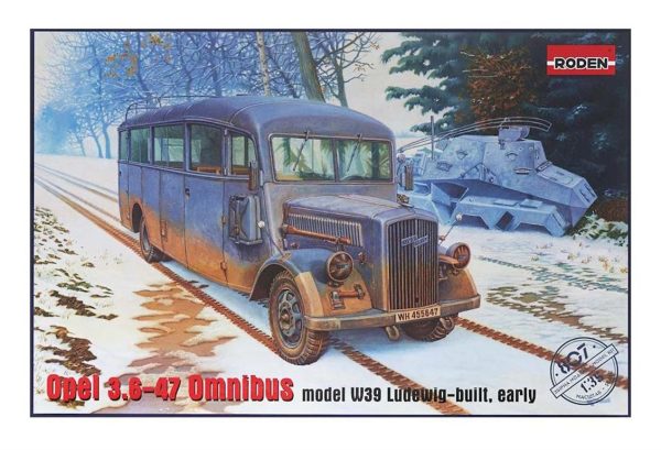 1/35 Opel Blitz 3.6 47 Omnibus model W39 Ludew Maketi, Roden 807