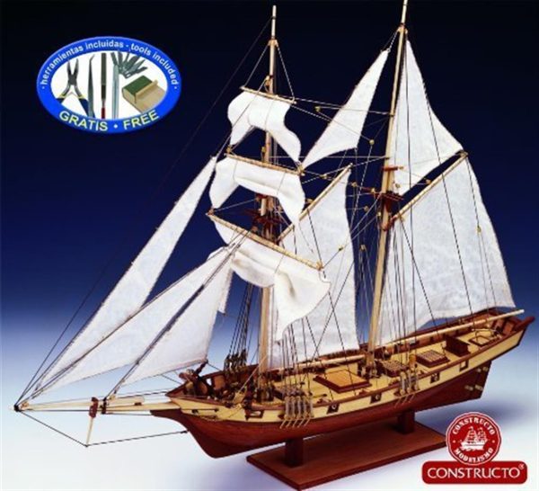 1/55 Albatros Ahşap Tekne Maketi, Constructo 80702 - Görsel 3
