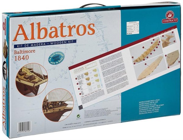 1/55 Albatros Ahşap Tekne Maketi, Constructo 80702 - Görsel 2