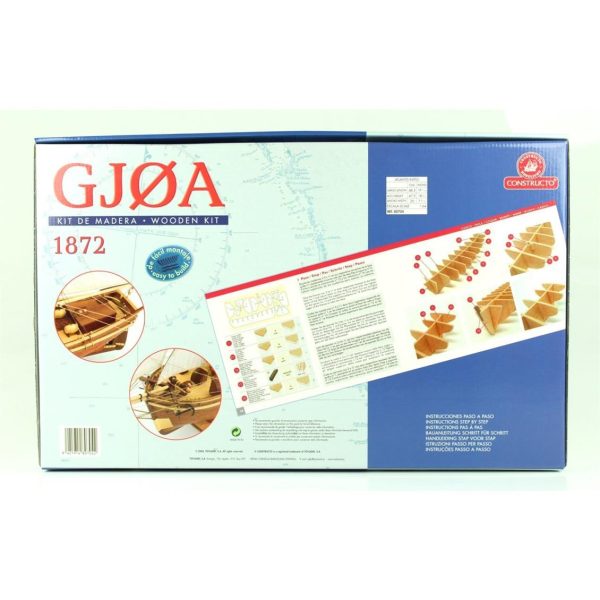 1/64 Gjoa Ahşap Tekne Maketi, Constructo 80704 - Görsel 2