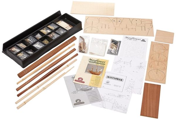 1/65 Mayflower Ahşap Tekne Maketi, Constructo 80819 - Görsel 4