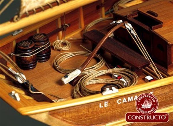 1/35 Le Camaret Ahşap Tekne Maketi, Constructo 80825 - Görsel 2