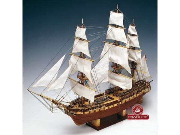 1/82 U.S.S. Constitution Ahşap Tekne Maketi, Constructo 80836