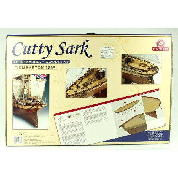1/115 Cutty Shark Ahşap Tekne Maketi, Constructo 80838 - Görsel 2