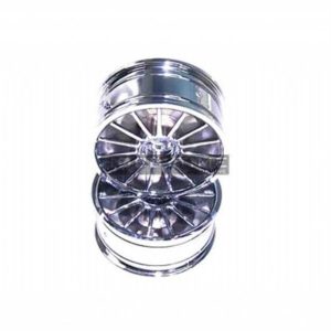 Gümüş 15-Spoke Painted Wheels 1 Pair(1/10, Fuyuan 8135S1