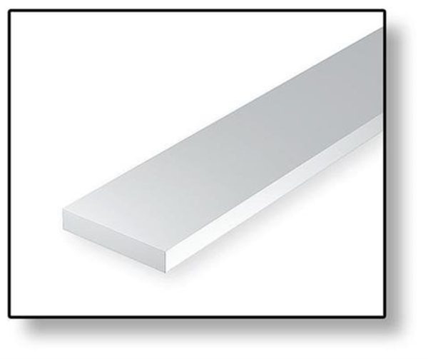 Plastik Çıta-355Mm Boy-0 56X2 29Mm-10 Adet -B, Evergreen 8208 - Görsel 2