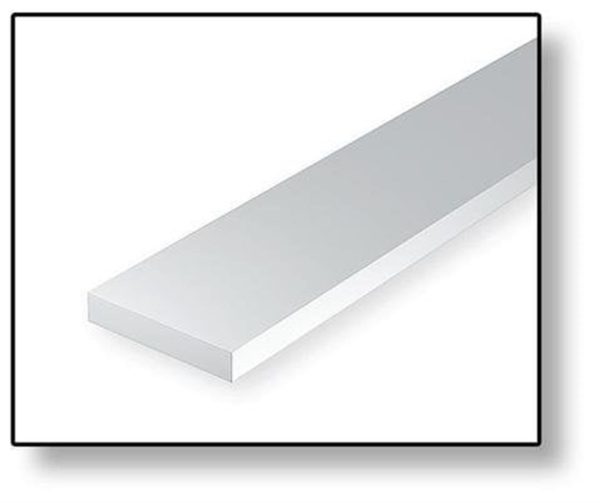 Plastik Çıta-355Mm Boy-0 56X3 43Mm-10 Adet -B, Evergreen 8212 - Görsel 2