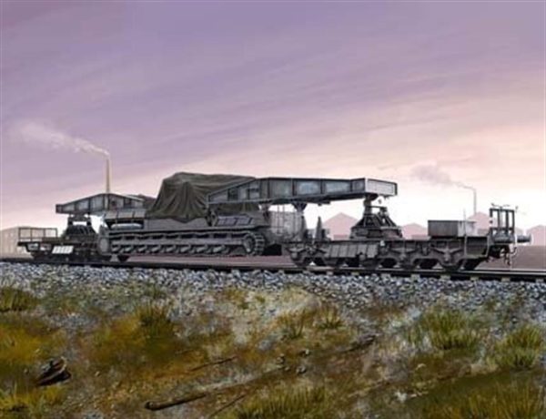 1/72 German Rail Transporter For Karl GeratHOB82906 - Görsel 2