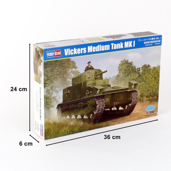 1/35 Vickers Mk1 Maketi, HobbyBoss 83878 - Görsel 5
