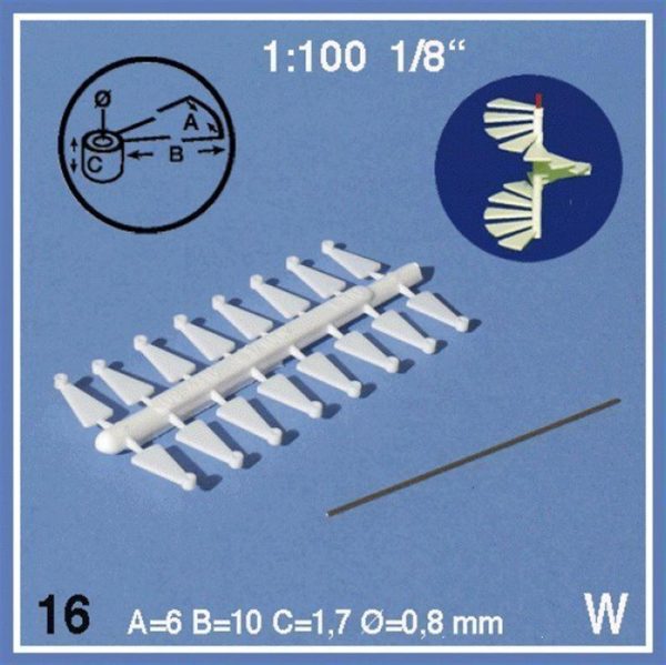 1/100 90° Dönüşlü-Sağ/Sol Merdıven-Beyaz-16, Schulcz 843112