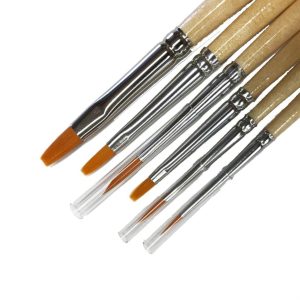 6'lı Fırça Seti-3 Round Brushes- Size 2-0 1, Kolibri 85030