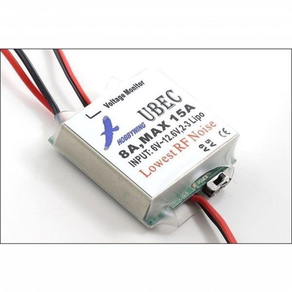UBEC 8 Amper 2-3S LiPo, Hobbywing 86010030
