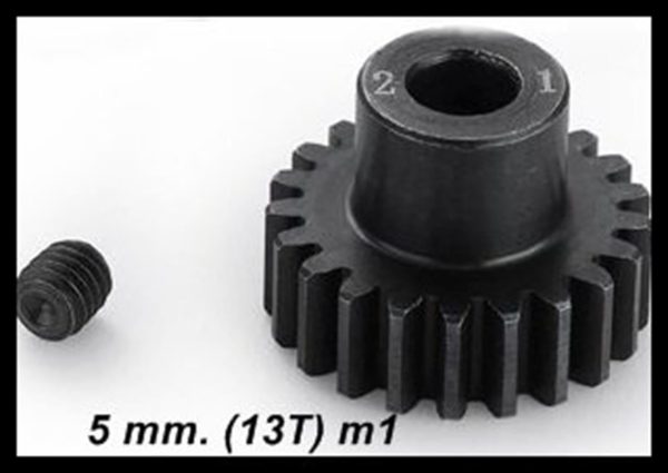 13T 5MM M1 Çelik Pinyon Dişlisi, Hobbywing 86040030