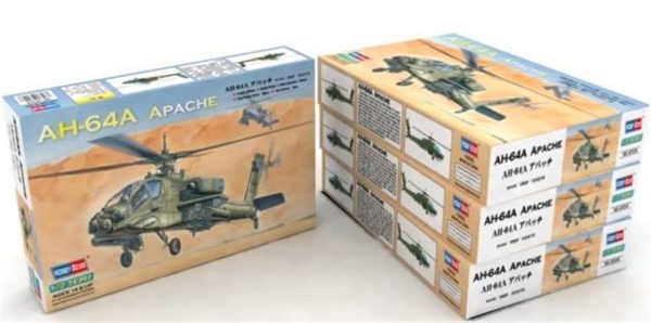 1/72 Ah-64A Apache Attack Helicopter- HobbyBoss 87218