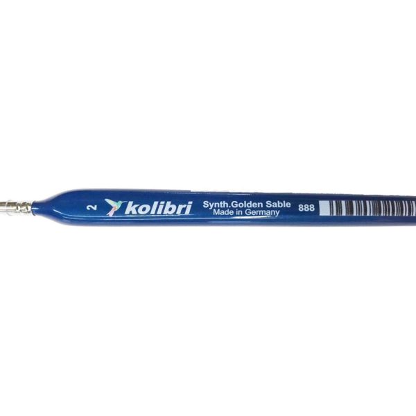 Üçgen Mavi Saplı Boya Fırçası No:2, Kolibri 88802 - Görsel 3