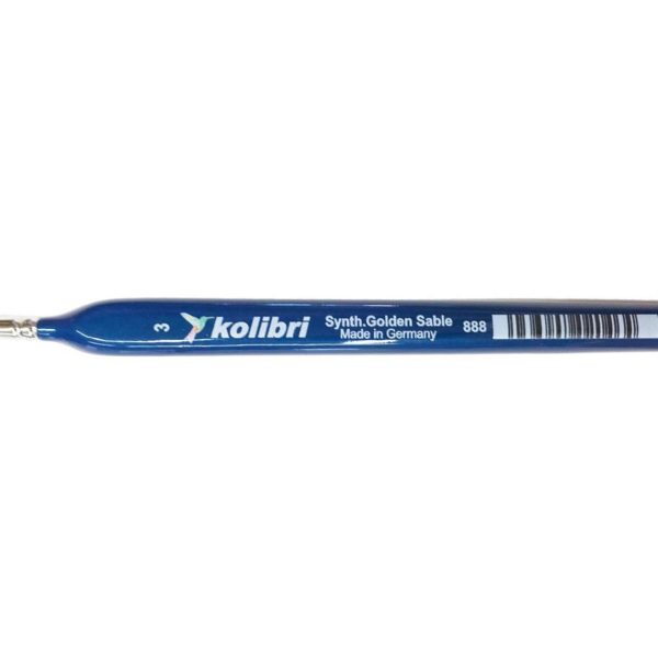 Üçgen Mavi Saplı Boya Fırçası No:3, Kolibri 88803 - Görsel 3
