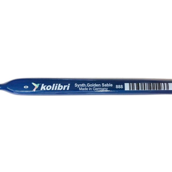 Üçgen Mavi Saplı Boya Fırçası No:0, Kolibri 88810 - Görsel 3