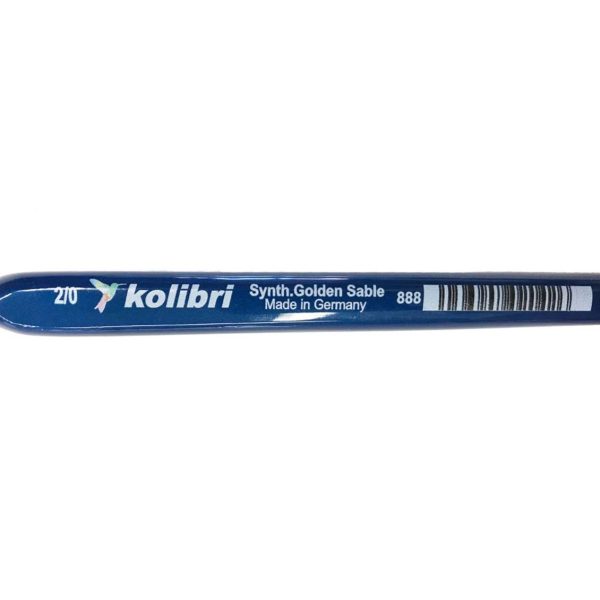 Üçgen Mavi Saplı Boya Fırçası No:2X0, Kolibri 88820 - Görsel 3