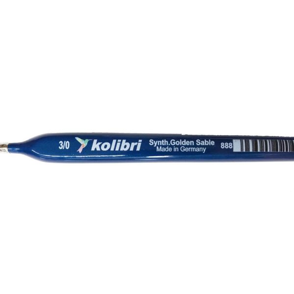 Üçgen Mavi Saplı Boya Fırçası No:3X0, Kolibri 88830 - Görsel 3