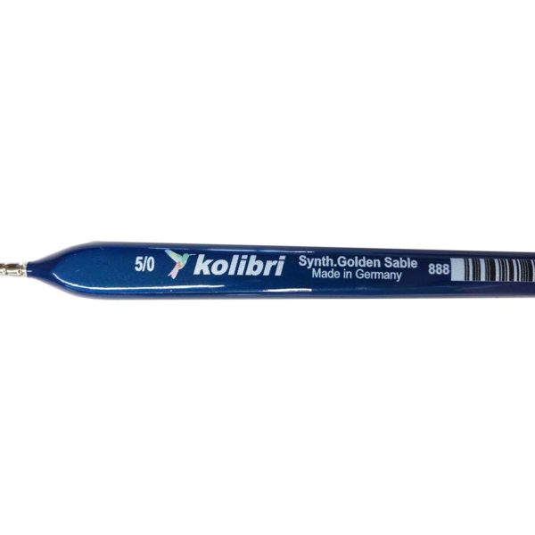 Üçgen Mavi Saplı Boya Fırçası No:5X0, Kolibri 88850 - Görsel 3