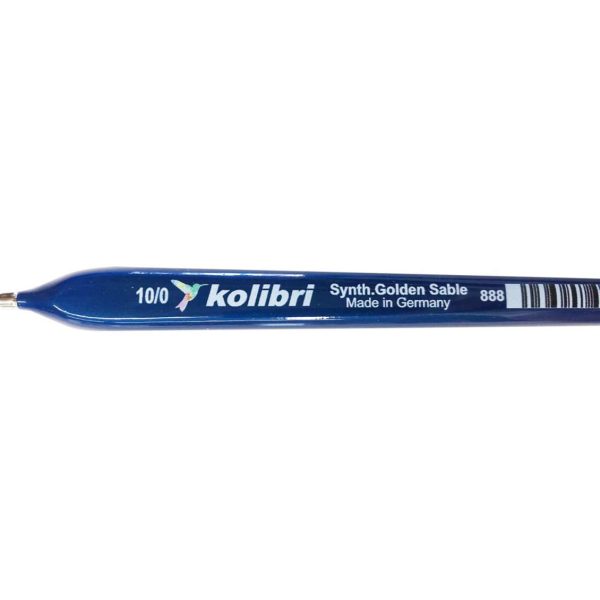 Üçgen Mavi Saplı Boya Fırçası No:10X0, Kolibri 88899 - Görsel 3