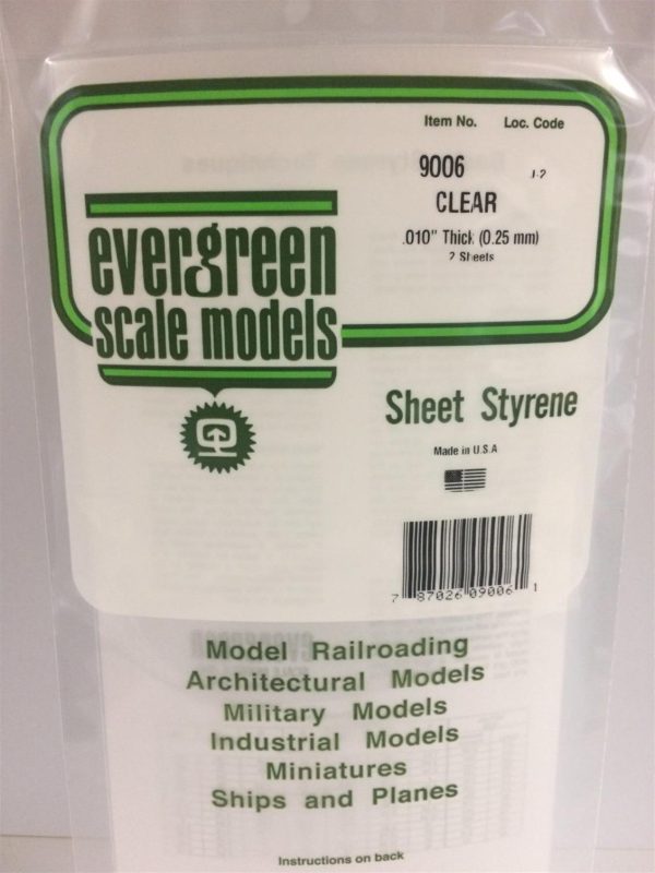 0 25*150*300Mm Seffaf Levha-3 Adet, Evergreen 9006