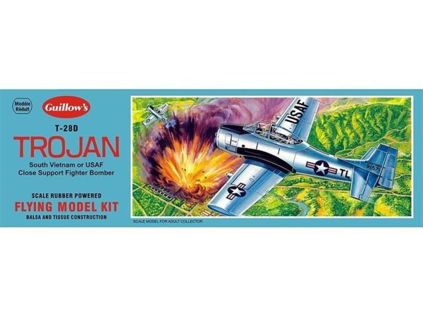 901 1/30 N.A. Trojan -40 Cm.-Lastik Motorlu Uçak K