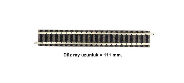 1/160 N Scale Straight Track Length 111 Mm., Fleischmann 9101