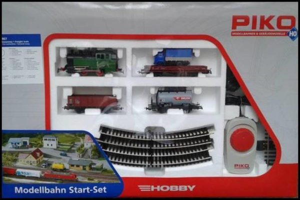 1/87 Starter Set Steamloco & 3 Goods Cars P, Piko 97907