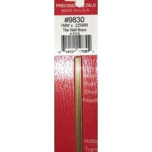 Thın Wall Brass Tubes-1Mm Odx.225Mmx300 Mm Wa, K&S 9830