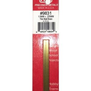 Thın Wall Brass Tubes-1.5Mm Odx.225Mm Wallx30, K&S 9831