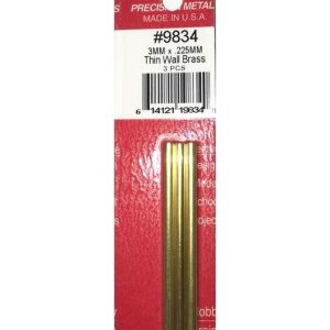 Thın Wall Brass Tubes-3Mm Odx.225Mm Wallx300M, K&S 9834
